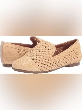 Women’s Gentle Souls by Kenneth Cole Eugene Raffia Loafers in Tan Size 7